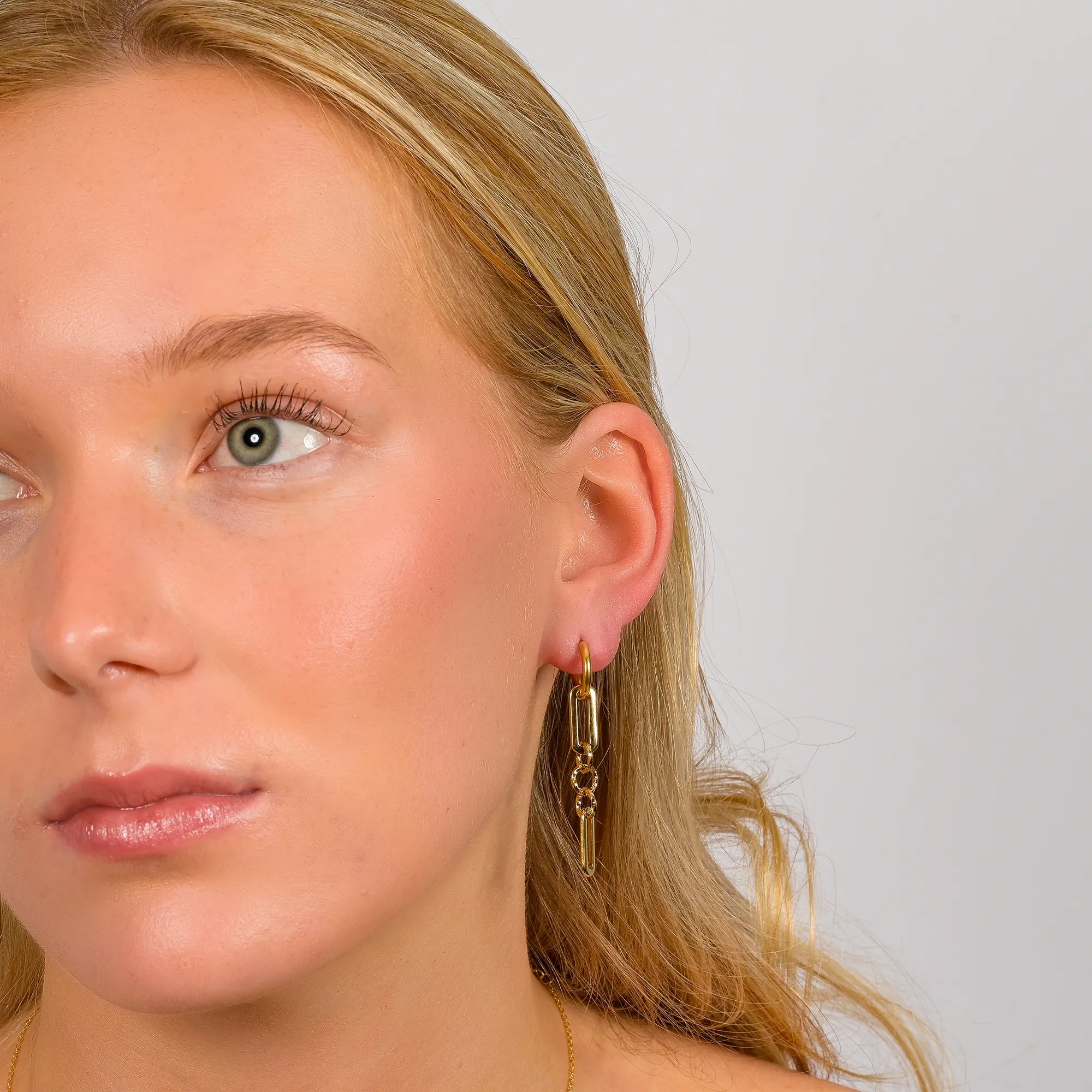 Creolen mit Anhänger Gladys