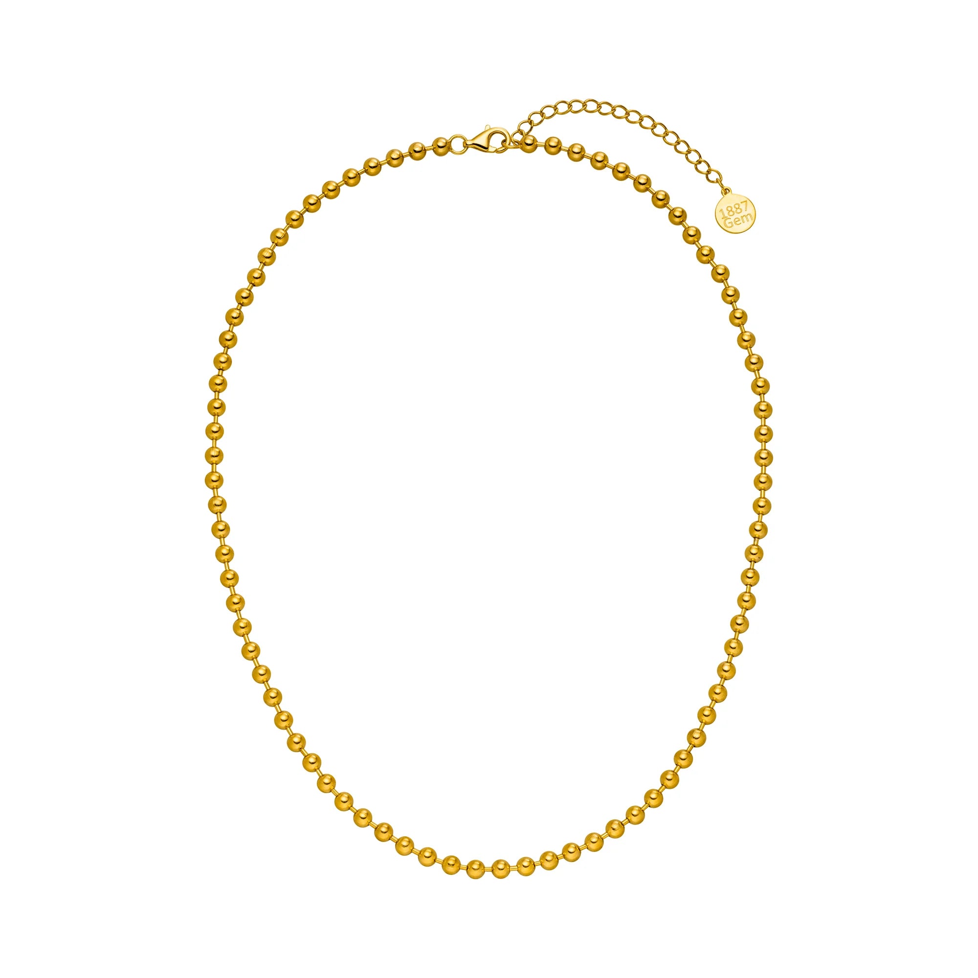 Beads Choker Batea | 18k Gold Vermeil