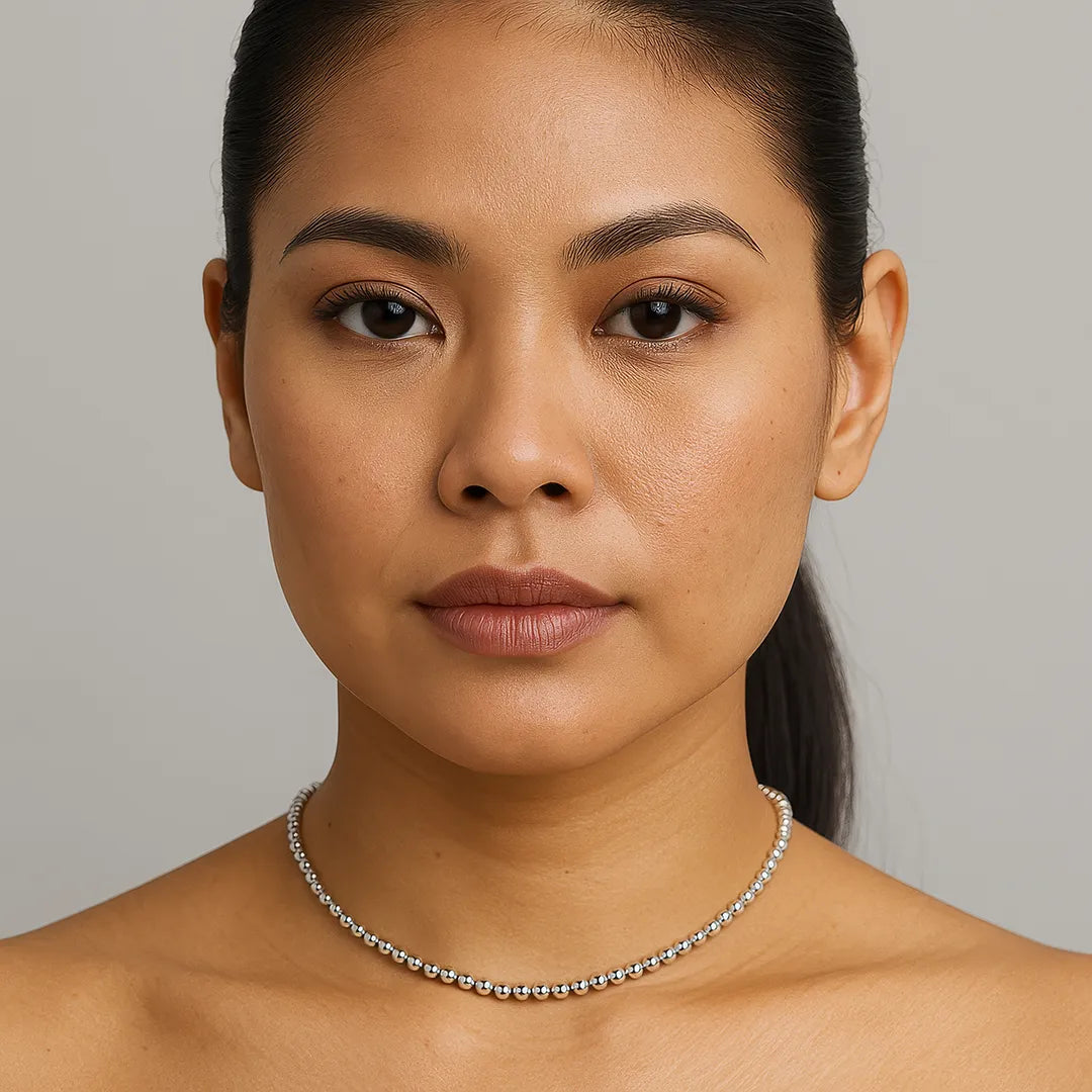 Beads Choker Batea | 18k Gold Vermeil