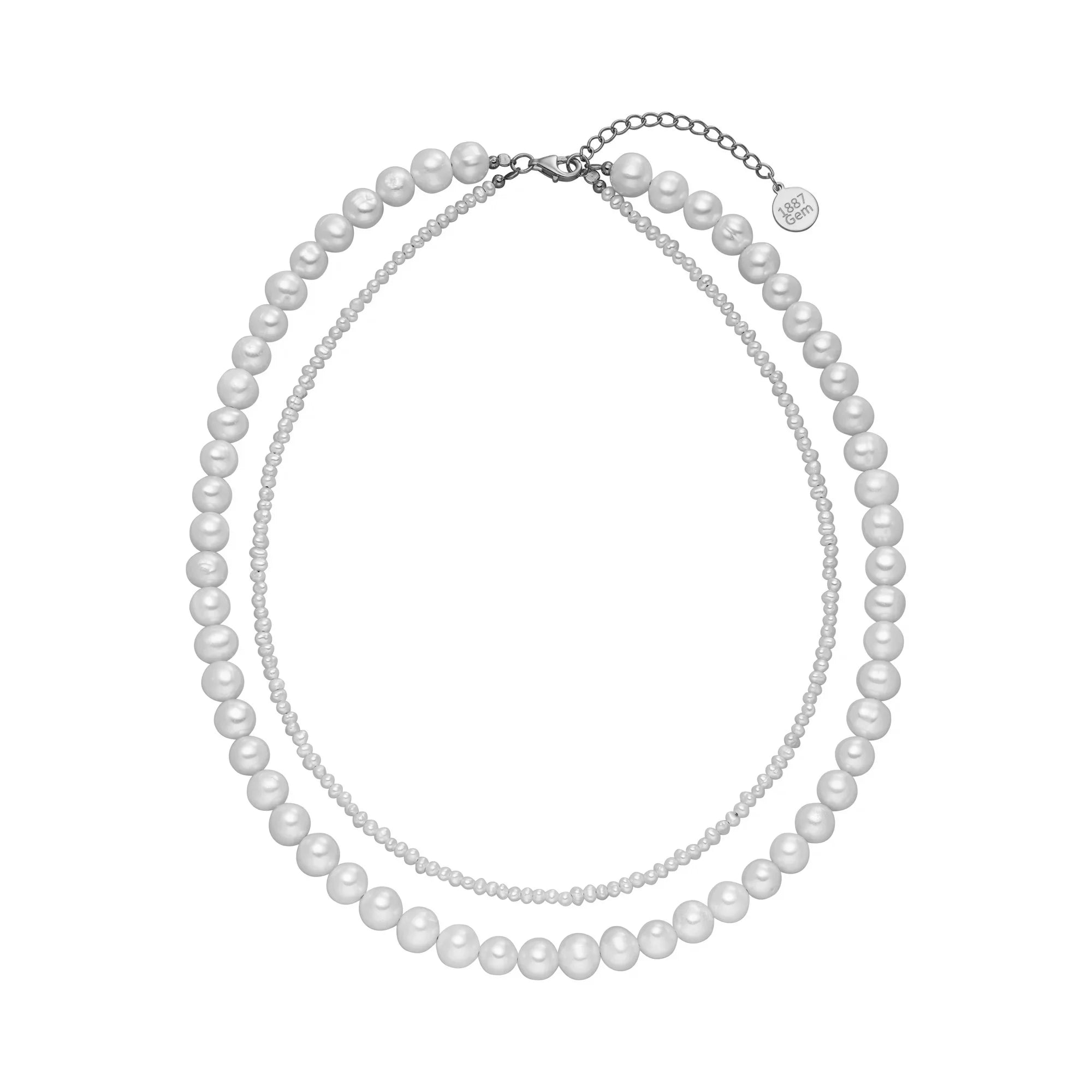 Perlenkette Lysithea | 18k Gold Vermeil