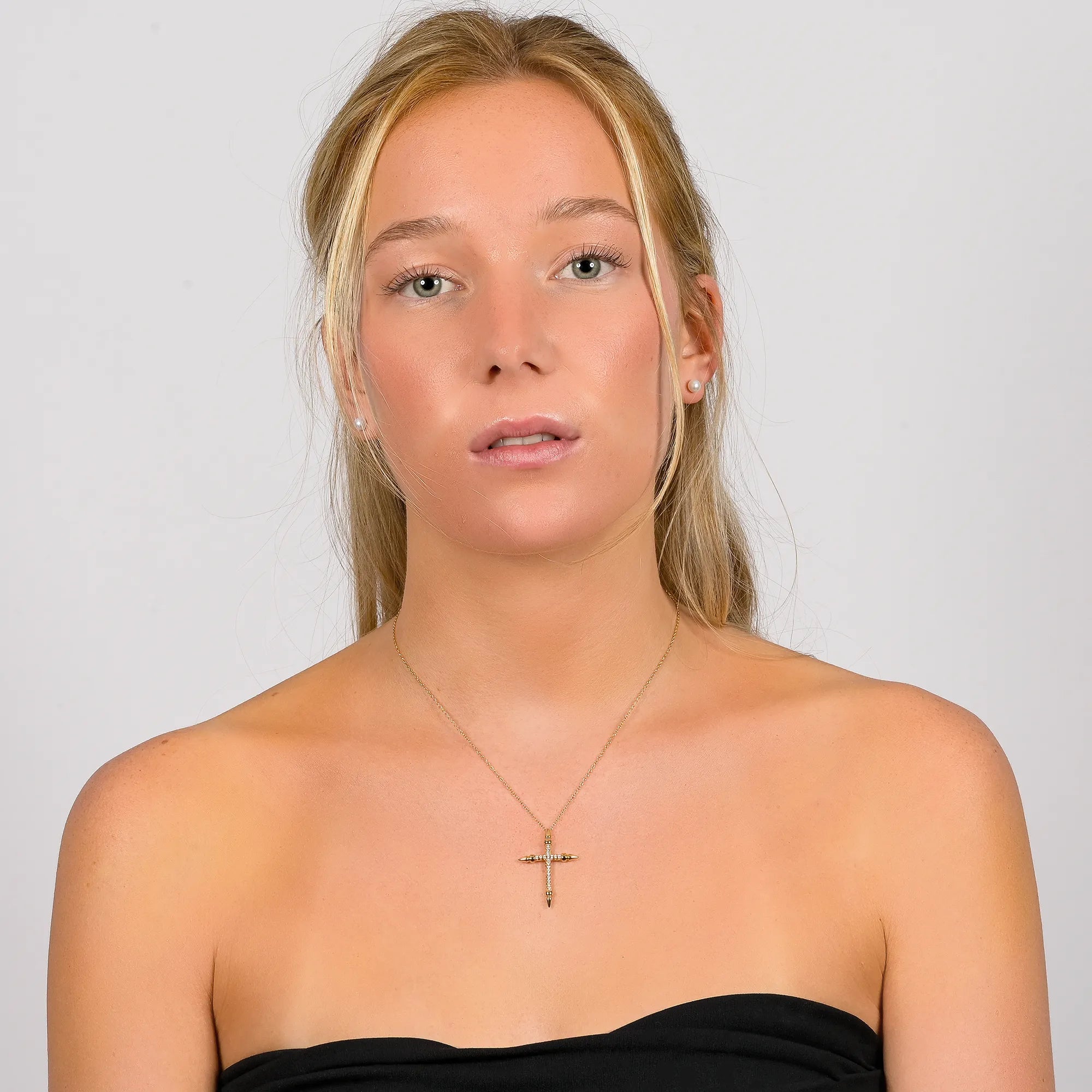 Kreuz Kette Arete | 18k Gold Vermeil