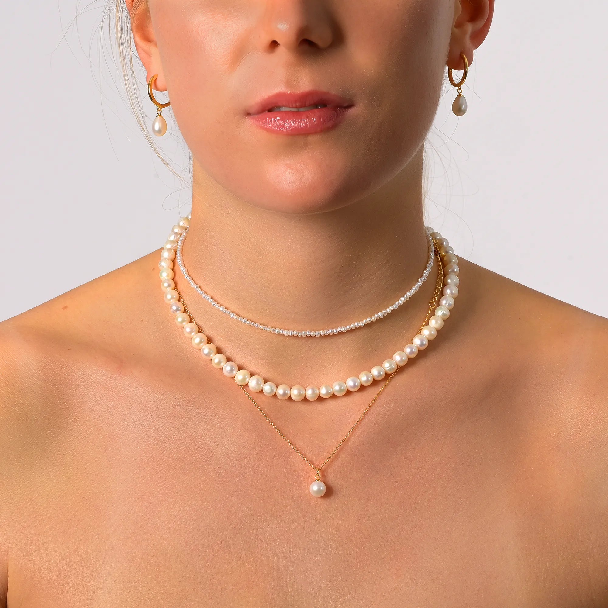 Perlen Hoops Phaenna