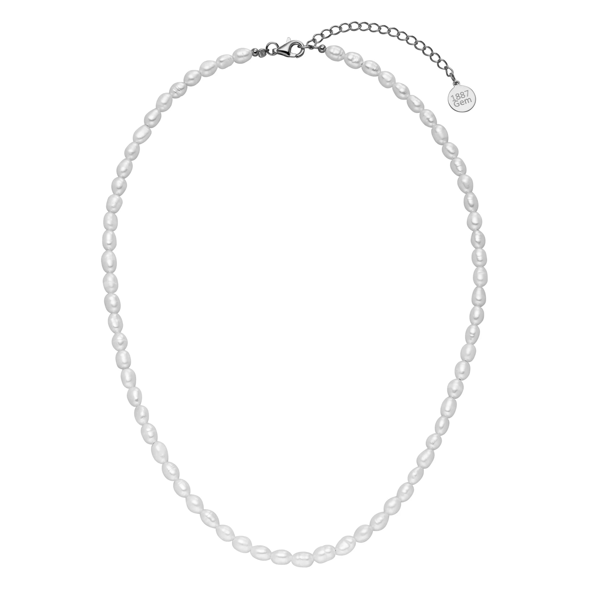 Perlenkette Leuce | 18k Gold Vermeil
