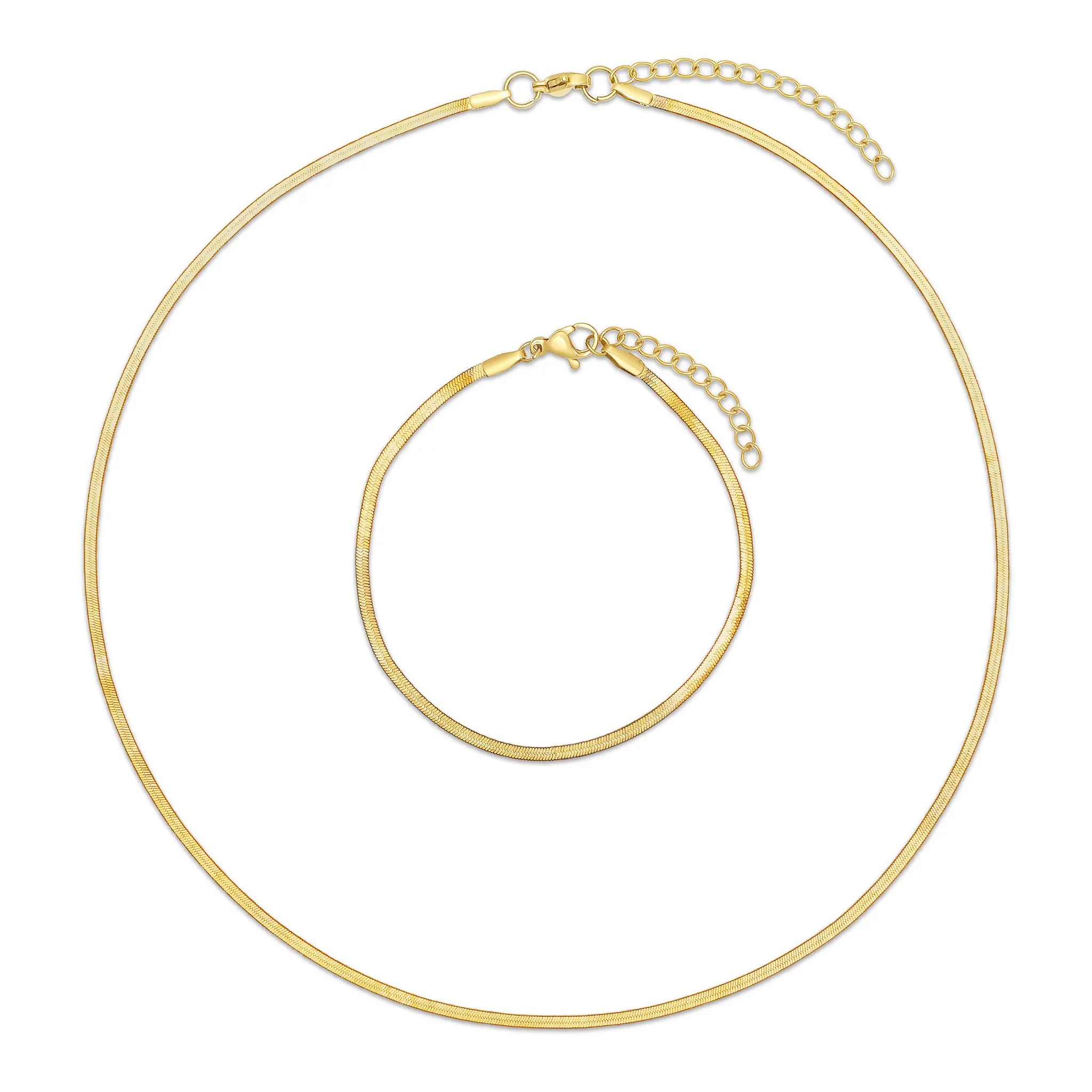 Set Kette & Armband Calanthe | 2mm