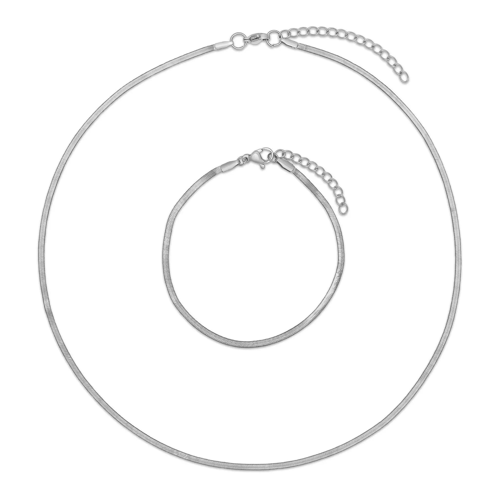 Set Kette & Armband Calanthe | 2mm