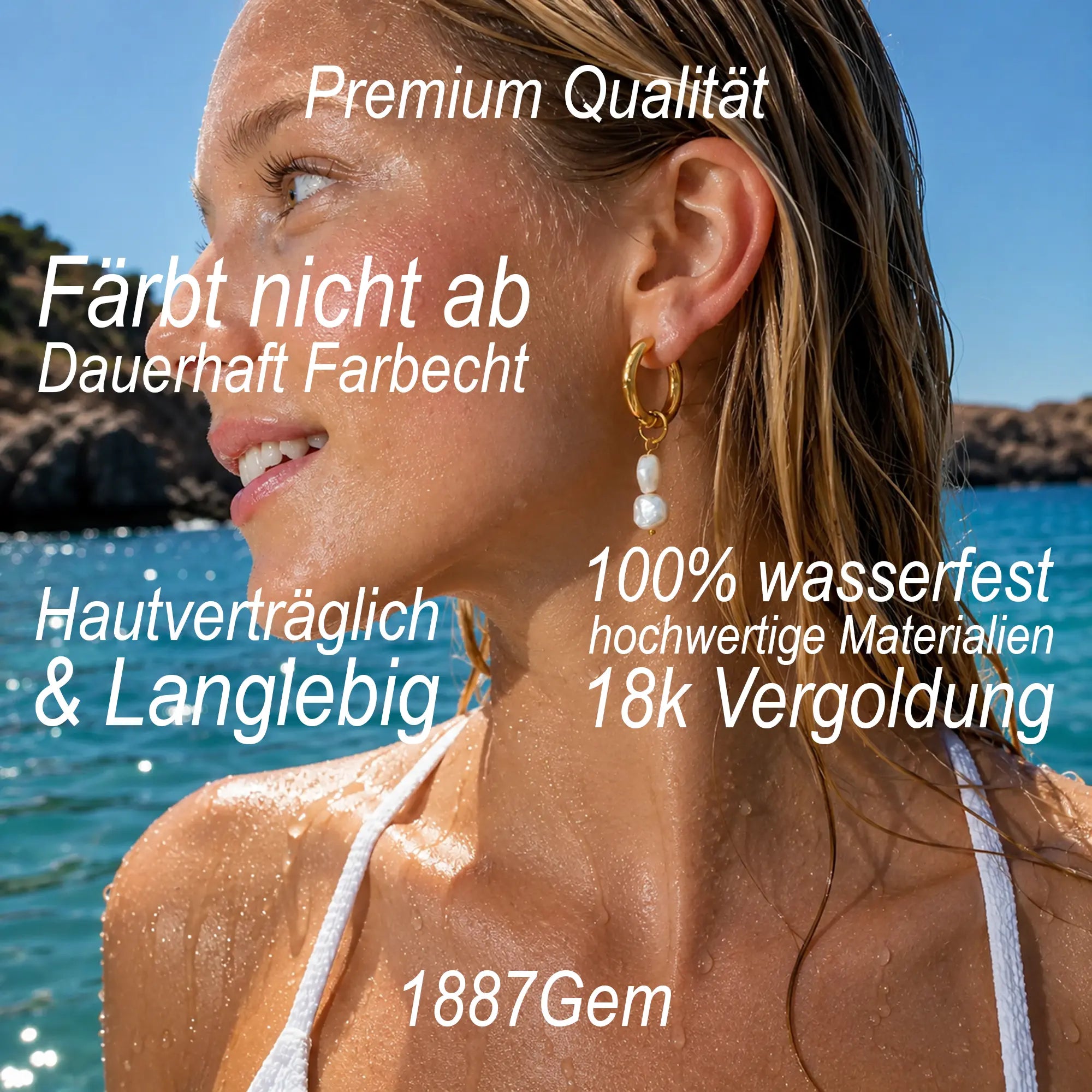 Creolen mit Perlen Niobe Double