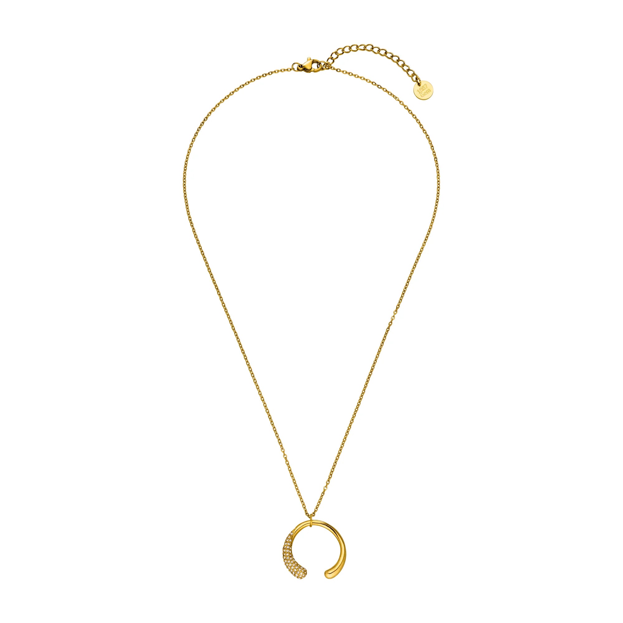 Wasserfeste Damen Gold Kette aus Chirurgenstahl langlebig farbecht hypoallergen.