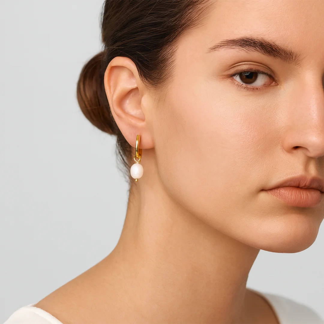 Perlenohrringe Niobe