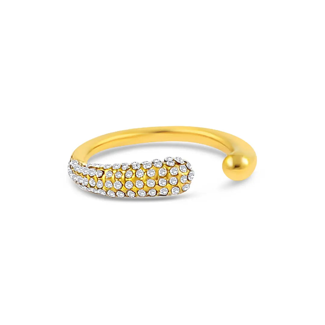 Allergiefreier wasserfester Schmuck Ring 25 Ariadne Gold.