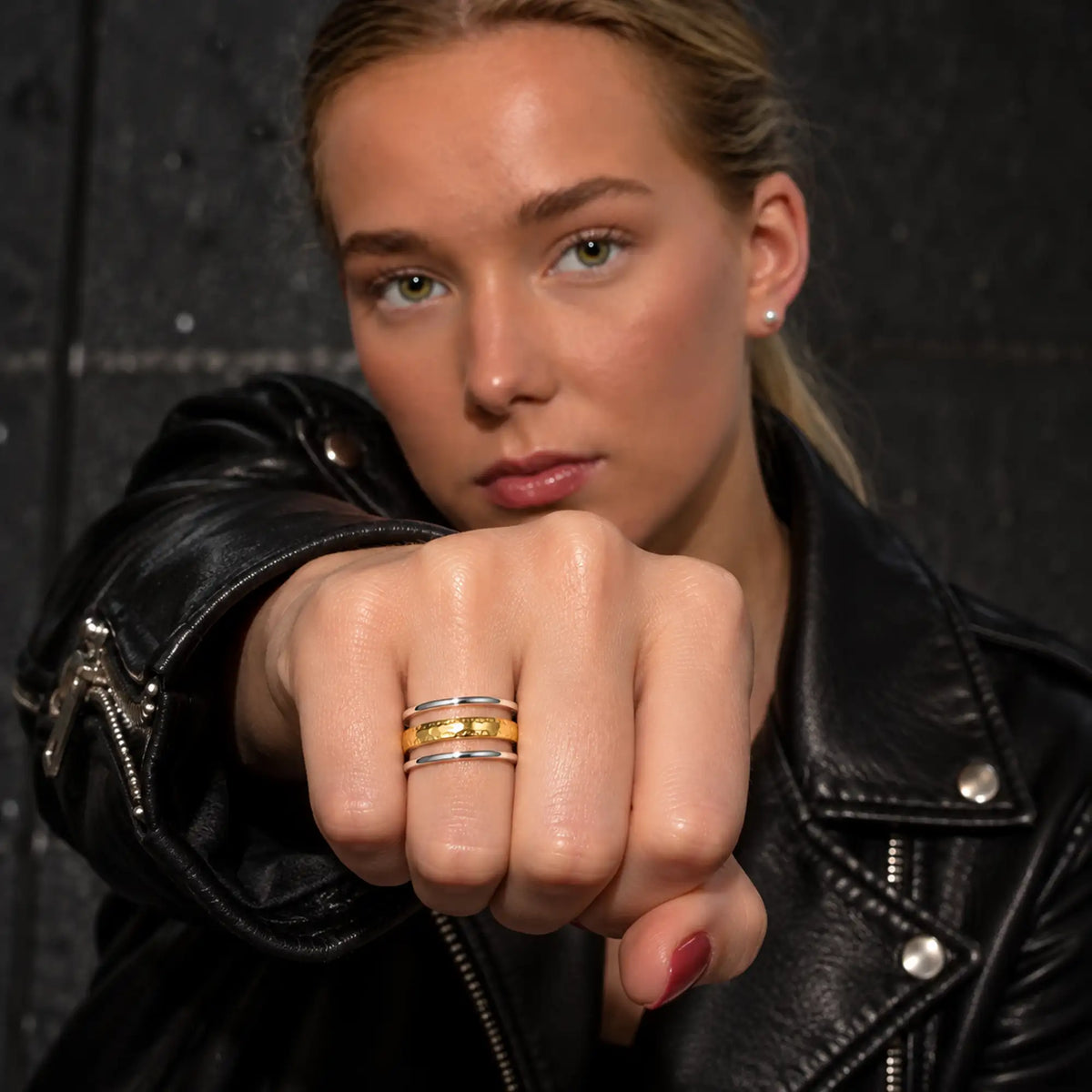 Bicolor Ring Tria