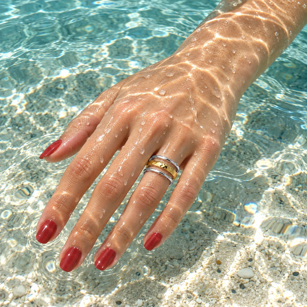 Bicolor Ring Tria
