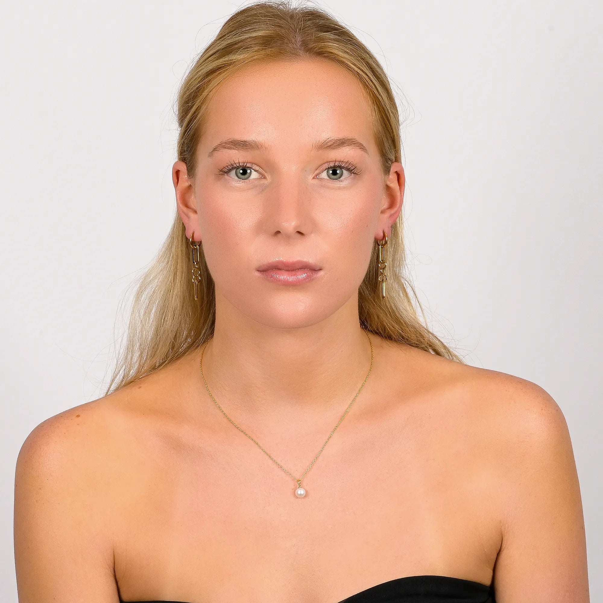 Creolen mit Anhänger Gladys