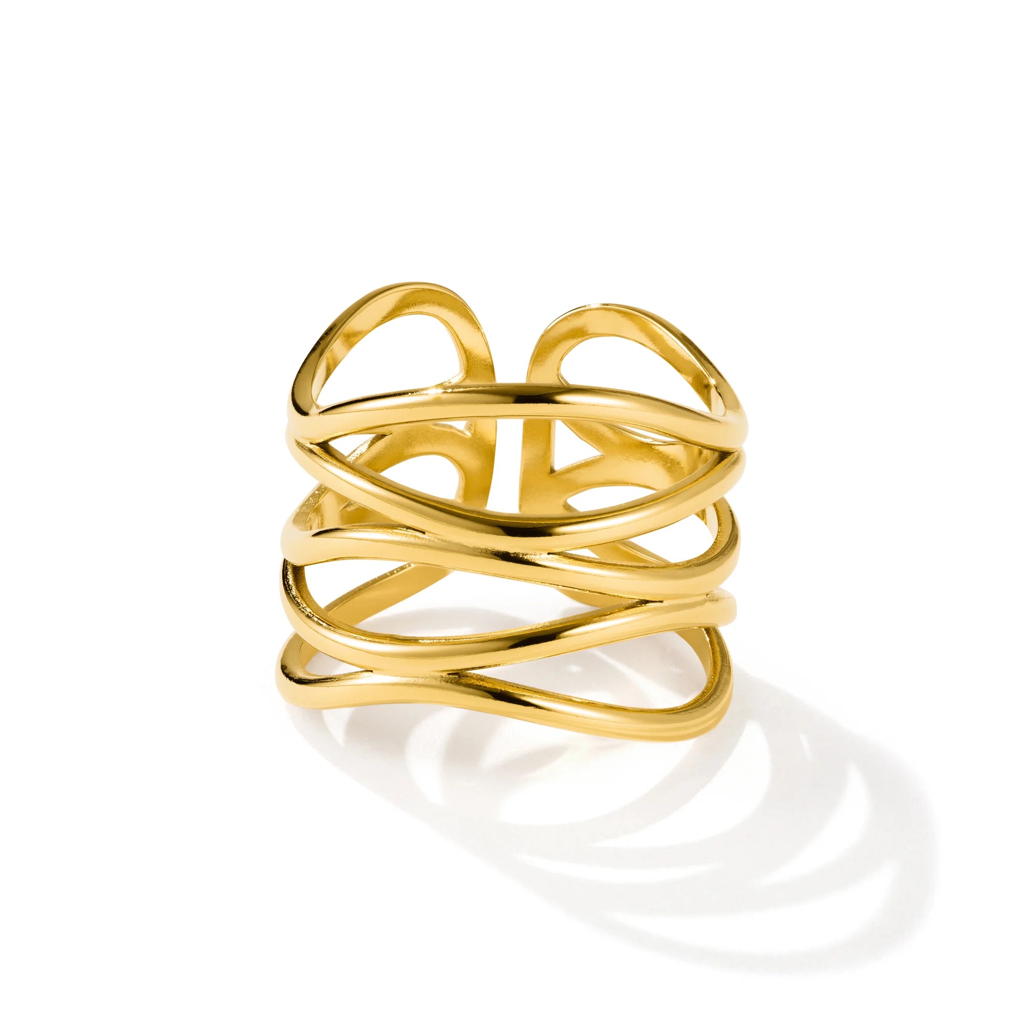 Ring Damen Gold Leiriope | wasserfest