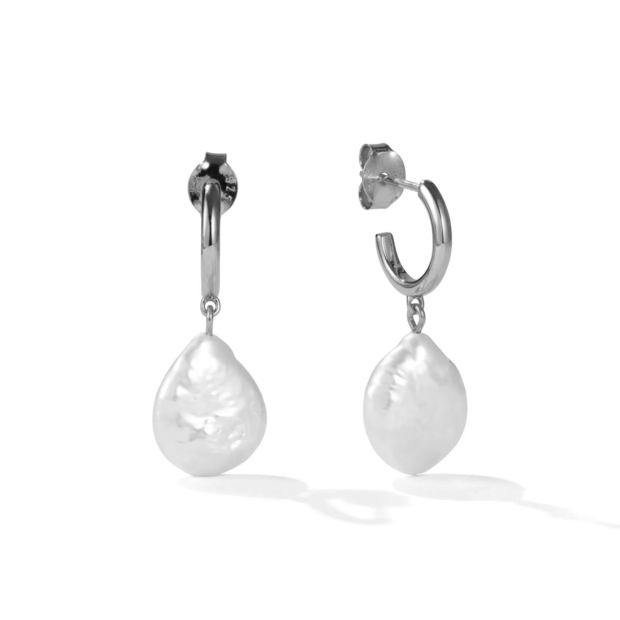 Barock Perlen Ohrstecker Eirene | 18k Gold Vermeil & 925 Sterlingsilber