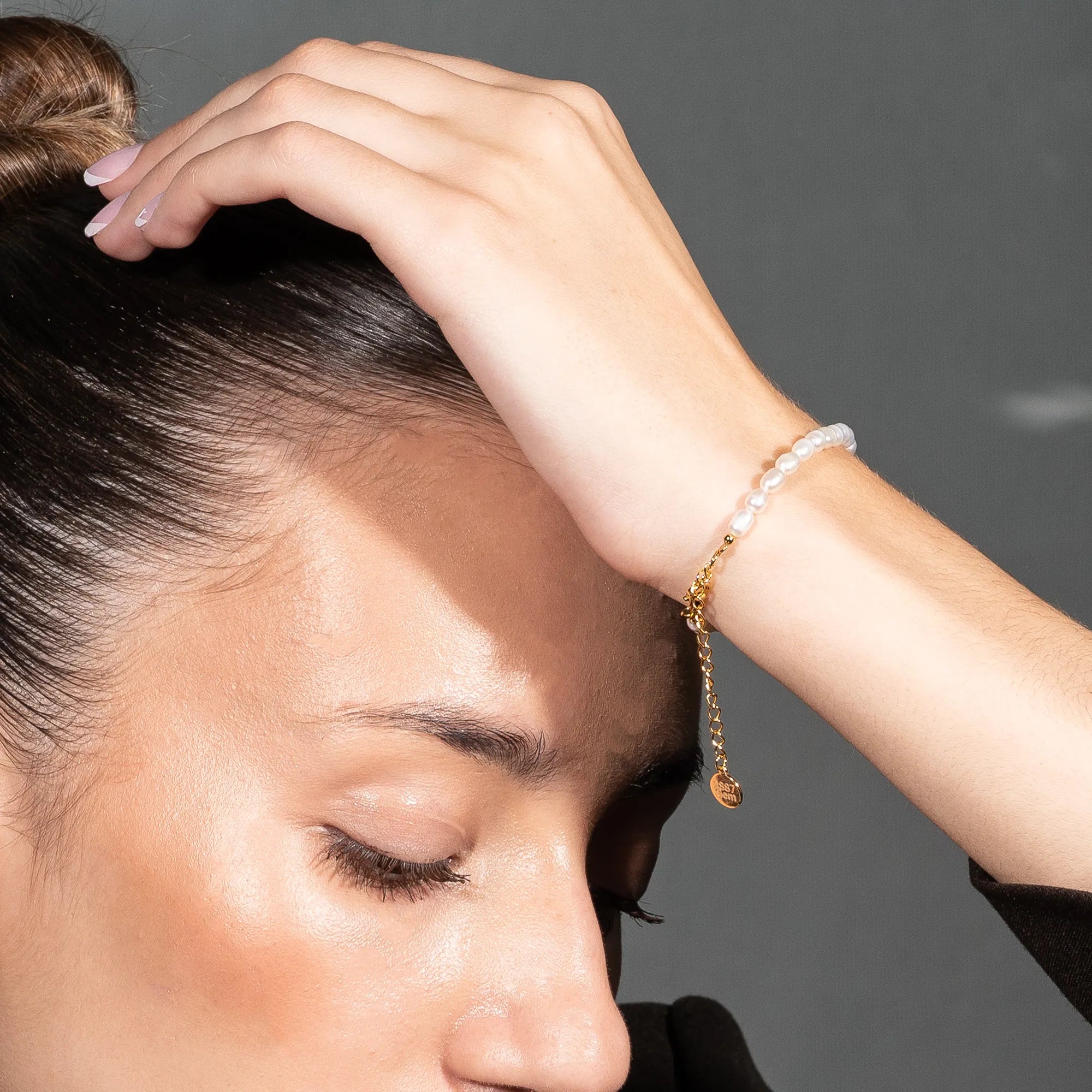 Perlenarmband Leuce
