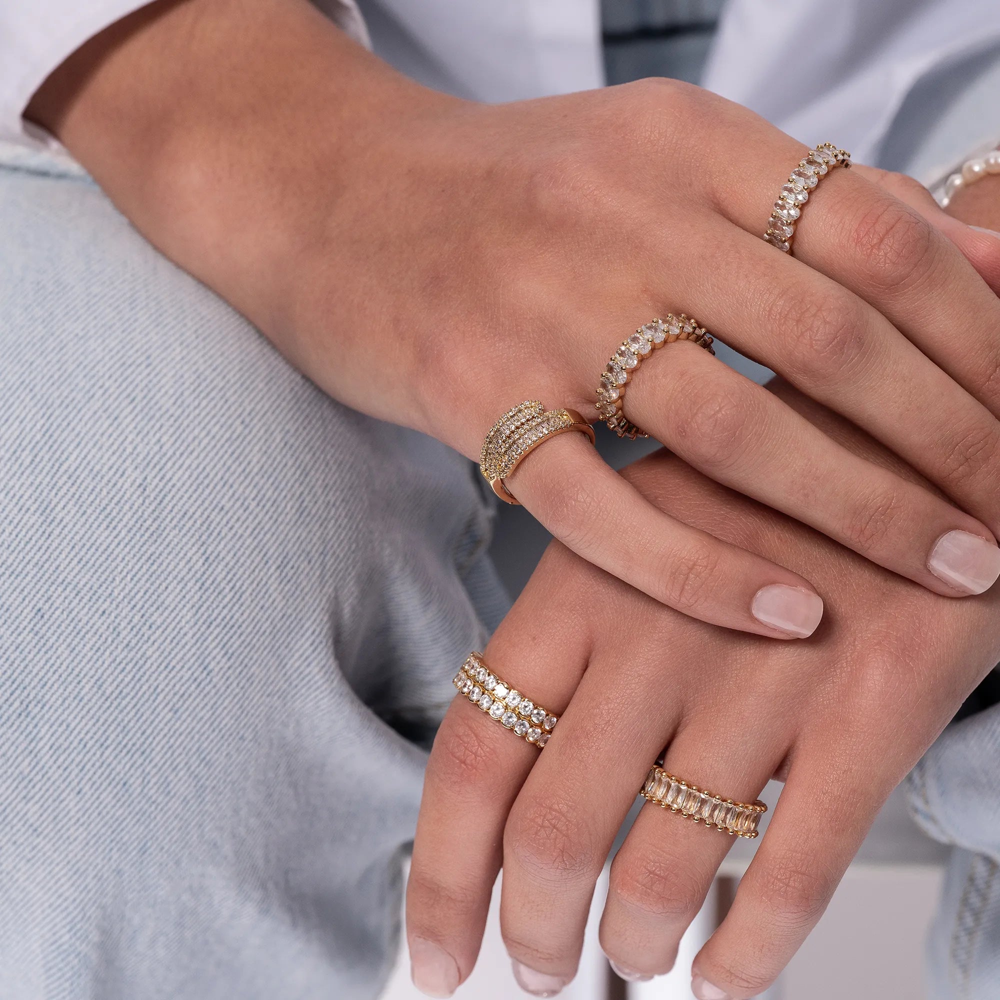 Ring Pavé Memosyne |  wasserfest