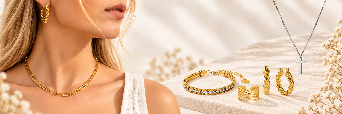 Schmuck aus Edelstahl.