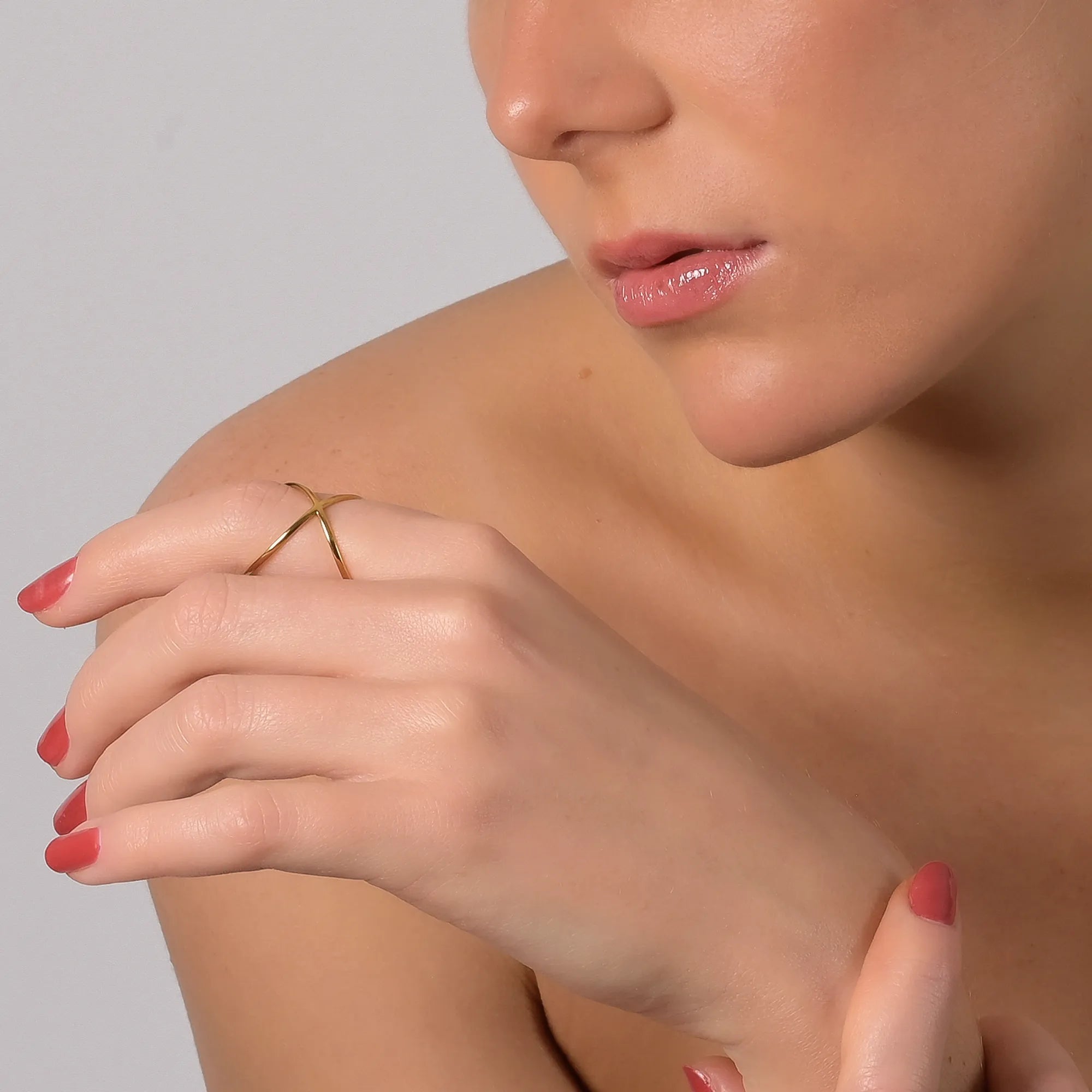 Ring Damen Gold Calantha | wasserfest