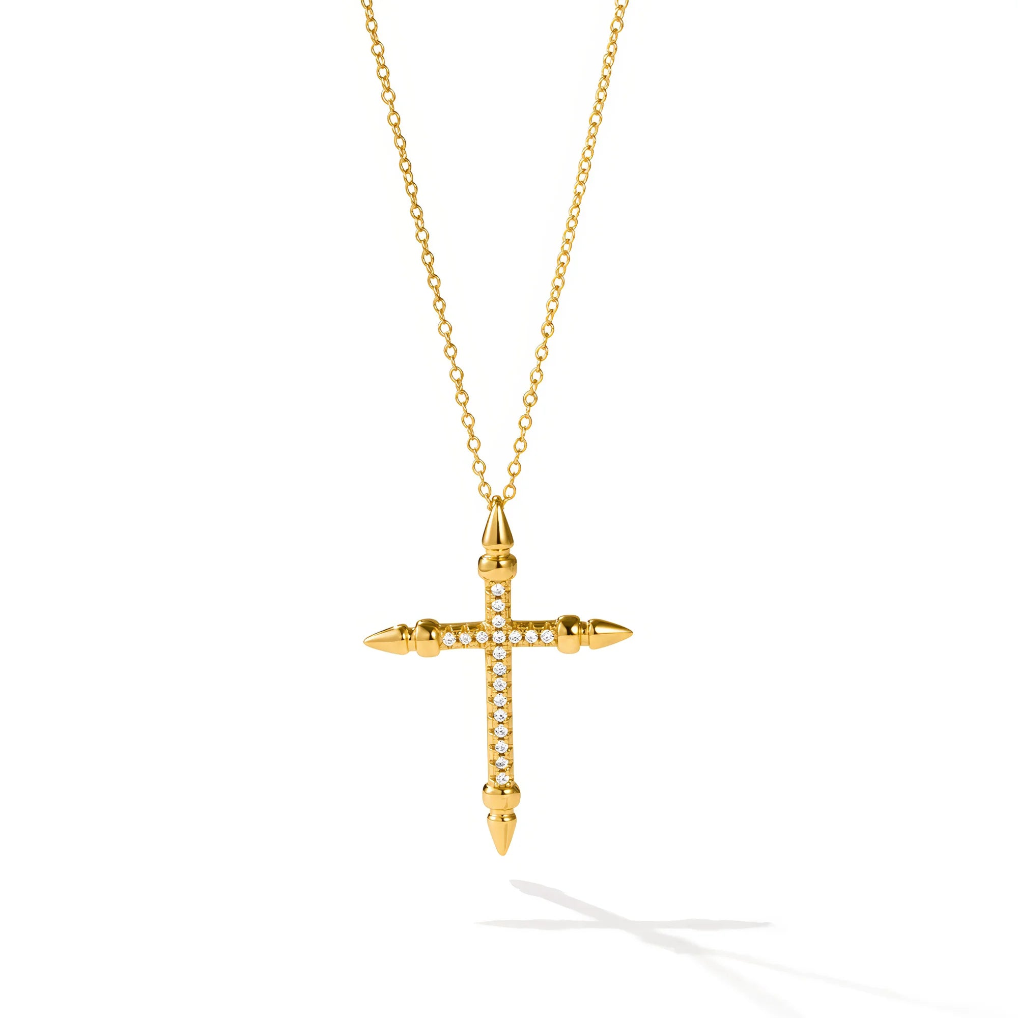 Kreuz Kette Arete | 18k Gold Vermeil