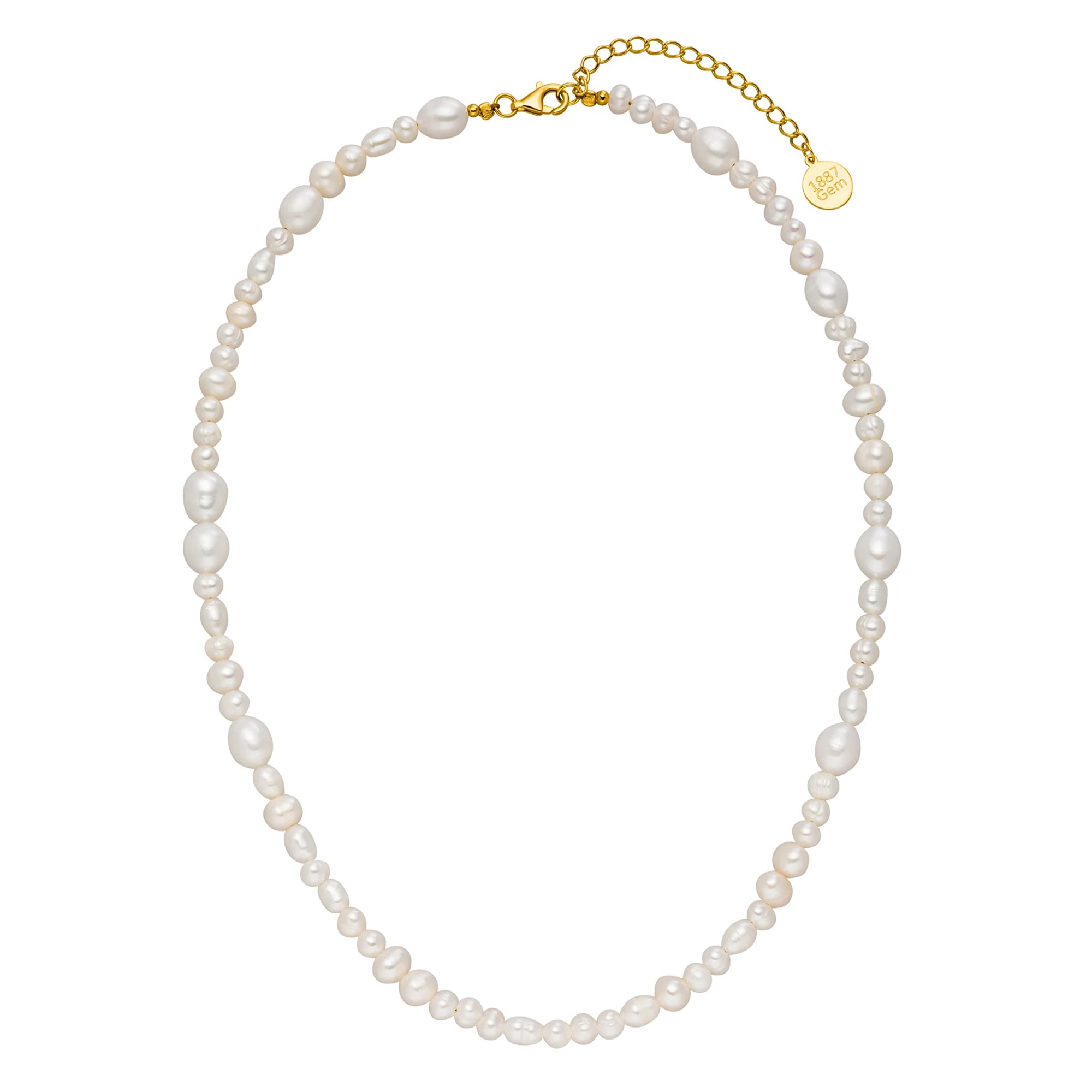 Perlenkette Leucothea | 18k Gold Vermeil