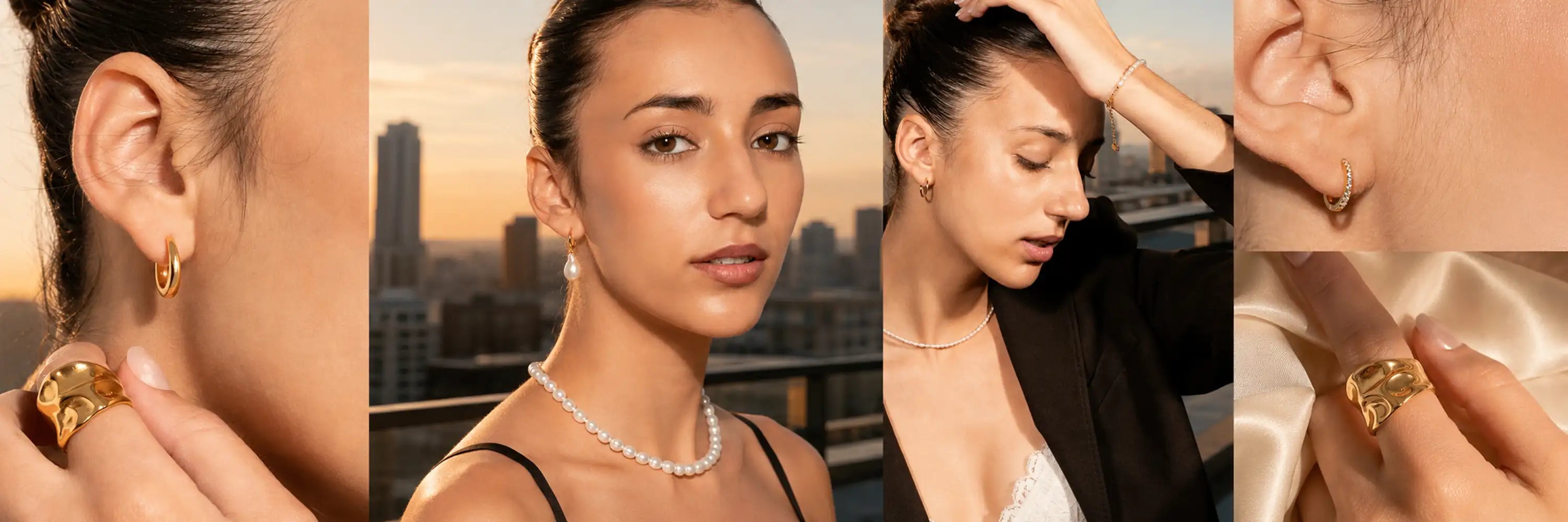 Schmuck für Damen in Gold und Silber – Halsketten, Ohrringe, Armbänder und Ringe