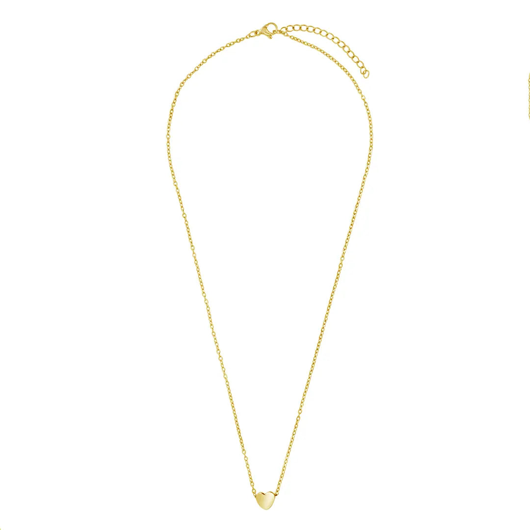 Wasserfeste Herzkette in Gold.