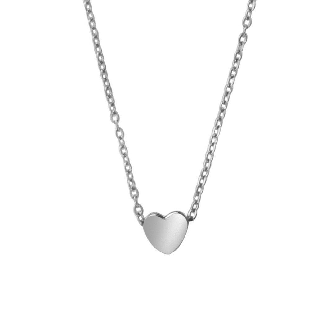 Wasserfeste Halskette mit Herz Anhänger in Silber von dem Schmucklabel 1887gem.com