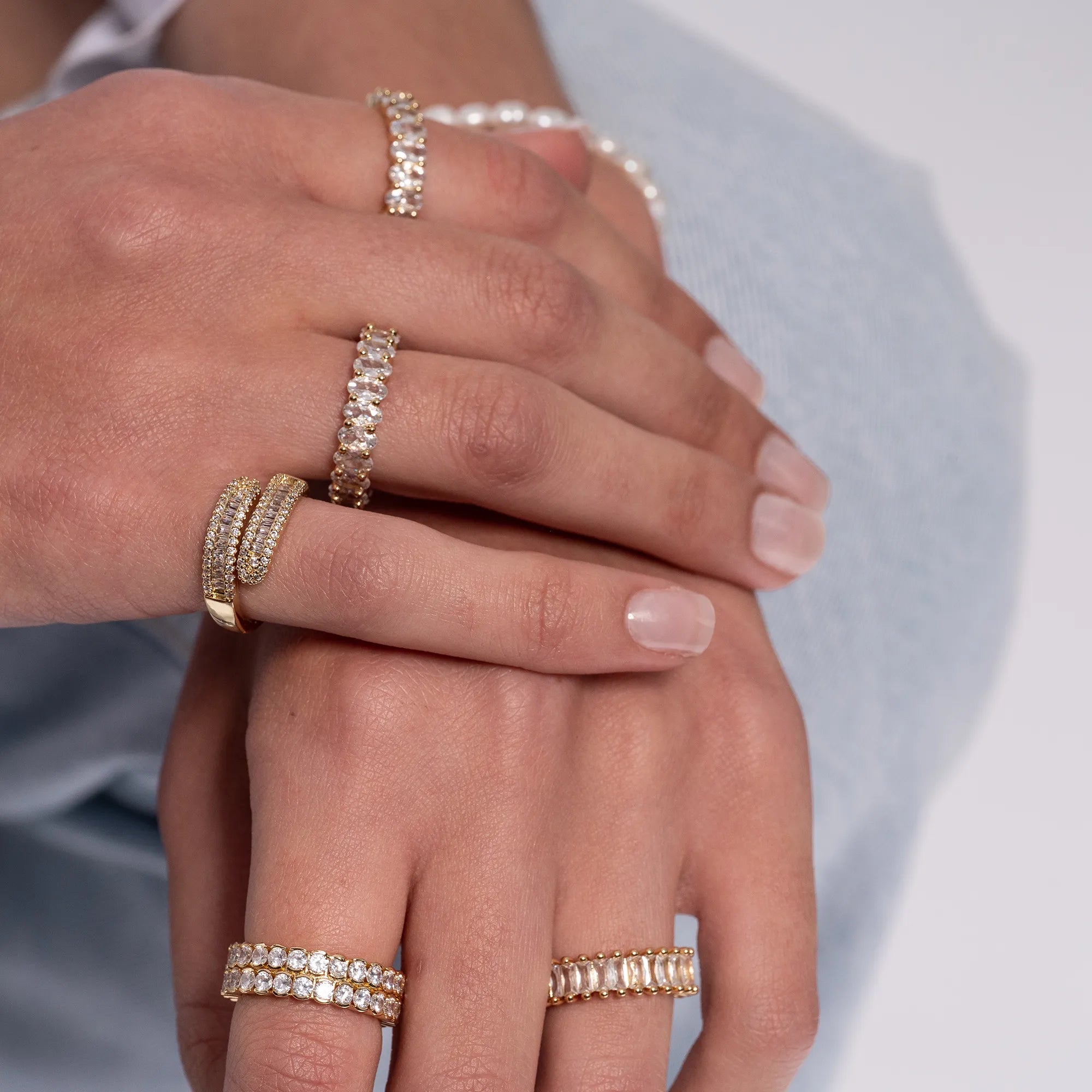 Ring Pavé Memosyne |  wasserfest